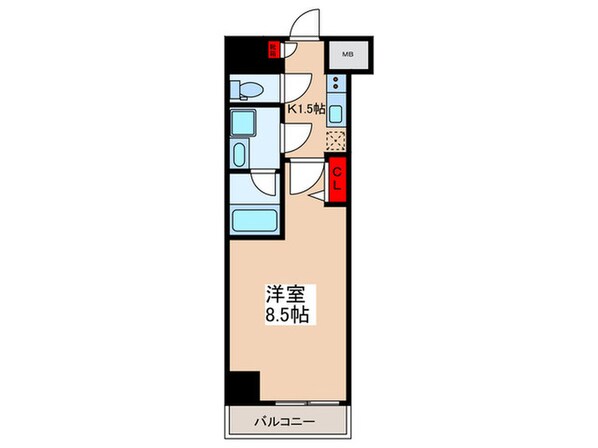 ARCOBALENO KINSHICHOの物件間取画像